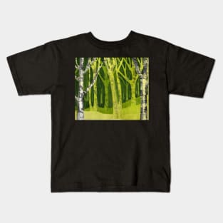 Pantone Green Birch Woodlands Kids T-Shirt